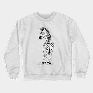 Baby Zebra Crewneck Sweatshirt